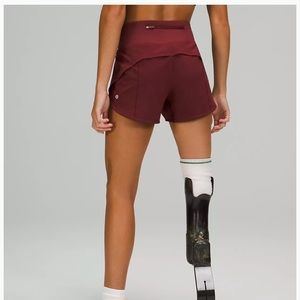Lululemon Speed Up, low rise short, 4” length